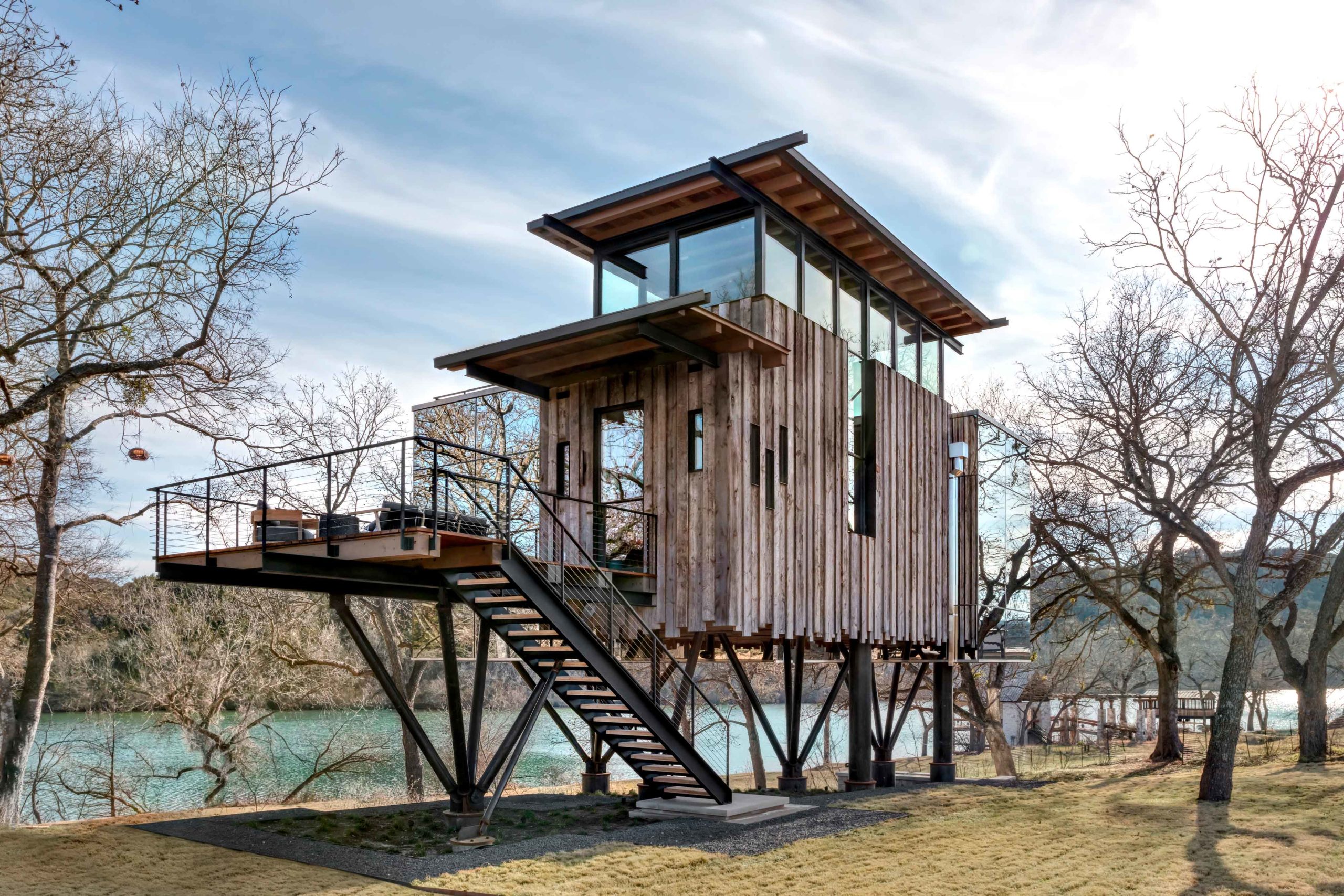 Treehouse built by Escobedo Group with DARIO Panelized System